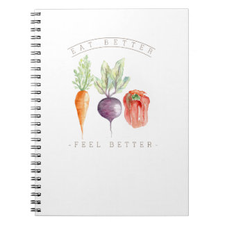 Carnet Manger mieux | Légumes en santé | Aquarelle