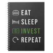 CARNET MANGER SLEEP INVEST REPETER STOCK MARCHÉ (Devant)