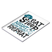 Carnet Manger Soir Nuit Infirmière Maj Répéter (Côté gauche)