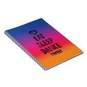 Carnet Mangez, dormez, dansez… Écrivez ! (Côté Droit)