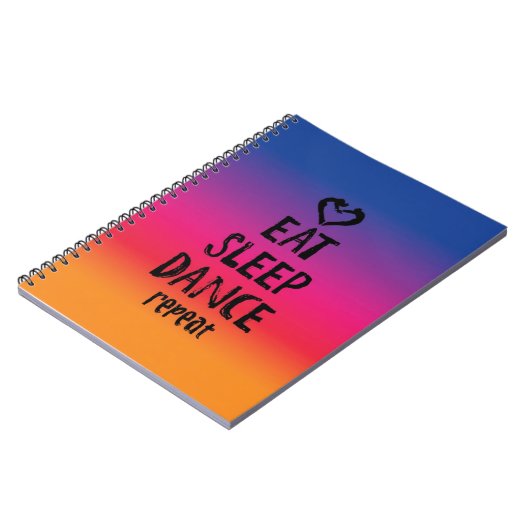 Carnet Mangez, dormez, dansez… Écrivez ! (Côté gauche)