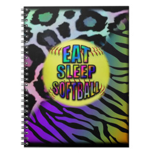 Carnet Mangez le Softball Sleep Double Poster de animal s