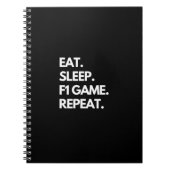 Carnet Mangez le sommeil F1 Jeu Répéter (Devant)