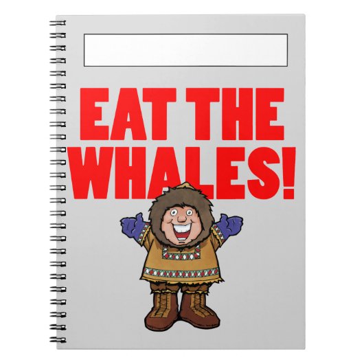 Carnet Mangez les baleines (Devant)