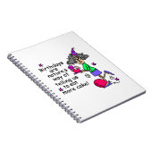 Carnet Mangez plus de gâteau Humour d'anniversaire (Côté Droit)