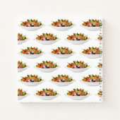 Carnet Mangez plus de plantes frais motivation salade let (Dos)