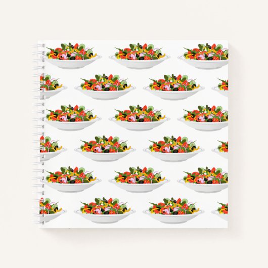 Carnet Mangez plus de plantes frais motivation salade let (Devant)
