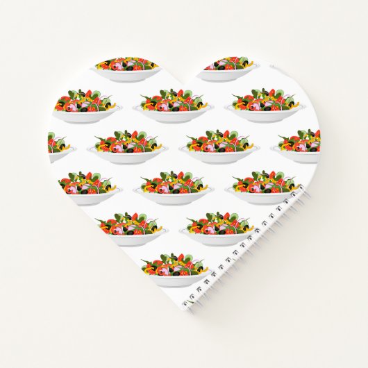 Carnet Mangez plus de plantes frais motivation salade let (Dos)