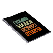 Carnet Mangez Sleep Soccer Répéter (Côté Droit)