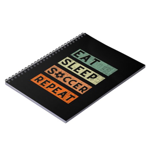 Carnet Mangez Sleep Soccer Répéter (Côté gauche)