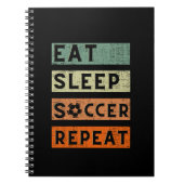 Carnet Mangez Sleep Soccer Répéter (Devant)