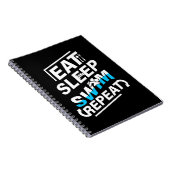 Carnet Mangez Sleep Swim (Côté Droit)