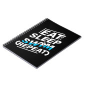 Carnet Mangez Sleep Swim (Côté gauche)