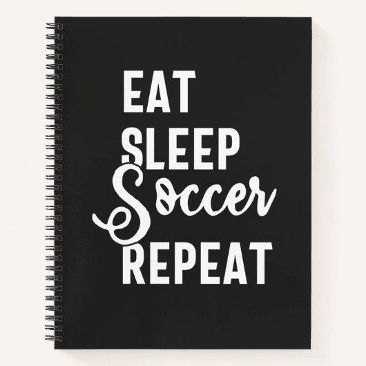 Carnet mangez sommeil soccer répéter (Devant)