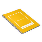 Carnet Mango Orange Block Quote Classic Notebook (Côté Droit)