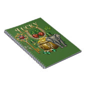 Carnet Manifest your dreams Golden lucky charm art (Côté Droit)