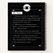 Carnet Manifestation (Dos)