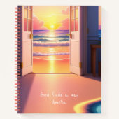 Carnet Manifestation animée sur la plage (Devant)