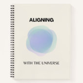 Carnet Manifestation Art Spirituel, Energy Aura Gradient (Devant)