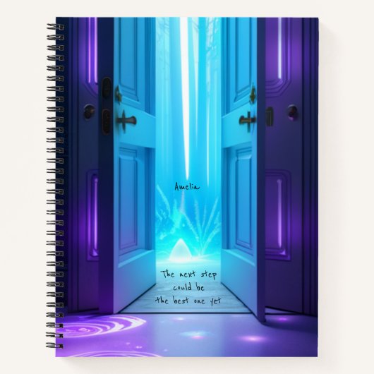 Carnet Manifestation dynamique Affirmation positive (Devant)