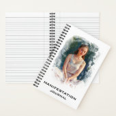 Carnet *~* Manifestation Manifestation Méditant Fille AP8 (À l'intérieur)