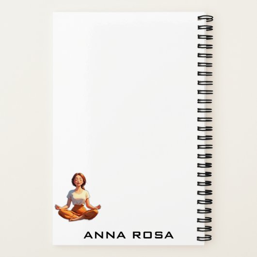 Carnet *~* Manifestation Manifestation Méditant Fille AP8 (Verso)