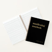 Carnet Manifestation noire simple (Intérieur)