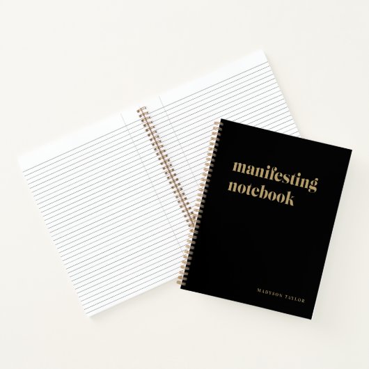 Carnet Manifestation noire simple (Intérieur)