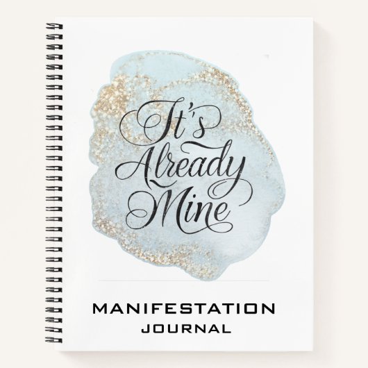 Carnet *~* Manifestation Parties scintillant Manifeste bl (Devant)