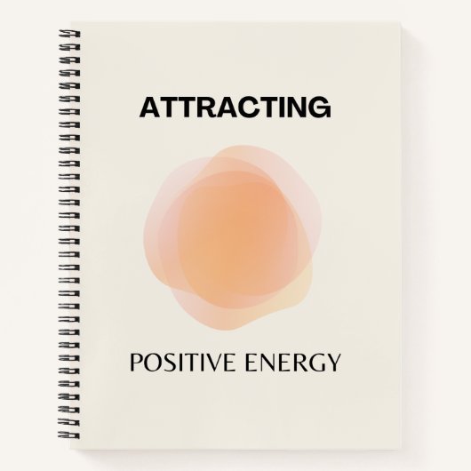 Carnet Manifestation, Spiritualité Positive, Affirmation  (Devant)
