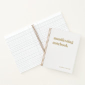 Carnet Manifeste gris clair simple (Intérieur)