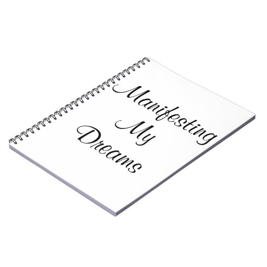 Carnet Manifester mes rêves (Côté gauche)