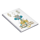 Carnet Manifesting Wealth Monkey zen art (Côté Droit)