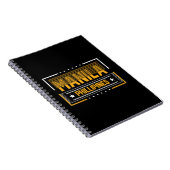 Carnet Manille Philippines Typographie Moderne Conception (Côté Droit)