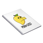 Carnet Manipulateur Drôle Halloween Mango Fantôme Pun (Côté Droit)