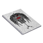 Carnet Mannequin aux ailes noires (Côté Droit)