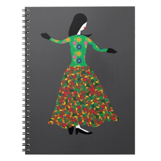 Carnet Mannequin de mode 01 (Devant)