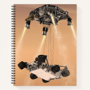 Carnet Manoeuvre de Sky Crane pendant la descente Mars de