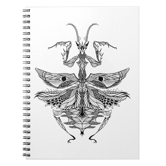 Carnet Mante de prière inspirée (Devant)