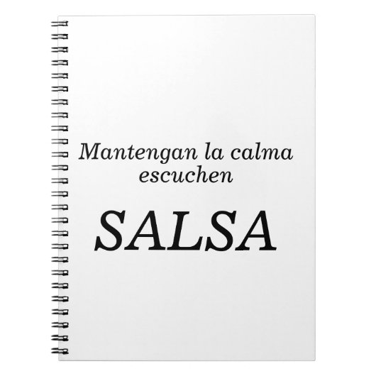 Carnet mantengan la calma (Devant)