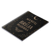 Carnet manual de bruja negro (Côté gauche)