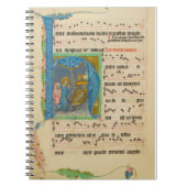Carnet Manuscrit médiéval de Noël Grégorien Chant (Devant)