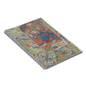 Carnet Manuscrit médiéval illuminé de la Pentecôte (Côté Droit)