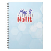 Carnet Map It Hustle It Nail It (Devant)