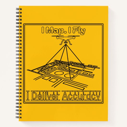 Carnet Map Note Book - Surveyor/GIS/Cartographer/Drone (Devant)