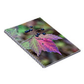 Carnet Mapleleaf Viburnum Feuilles d'automne et baies (Côté Droit)