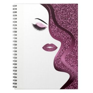Carnet Maquillage avec effet parties scintillant