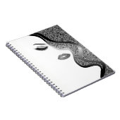 Carnet Maquillage avec effet parties scintillant (Côté Droit)