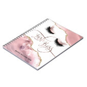 Carnet Maquillage de la ceinture Eyebros yeux Lashes rose (Côté gauche)