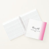 Carnet Maquillage et cheveux blanc rose et gris (Intérieur)